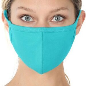 Zenana Turquoise Fabric Face Mask Unisex